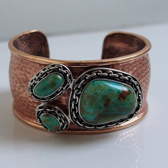 Studio Barse Jewelry - Barse Thai Sterling Silver Turquoise Cuff Bracelet